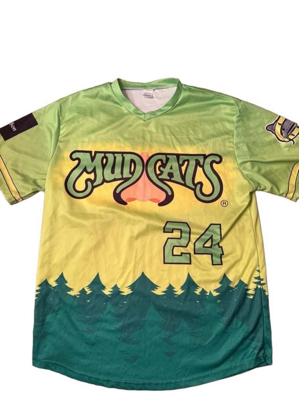 BWM Global Mud Cats  POLLEN  Night Jersey Size Adult L Number 24 h1245